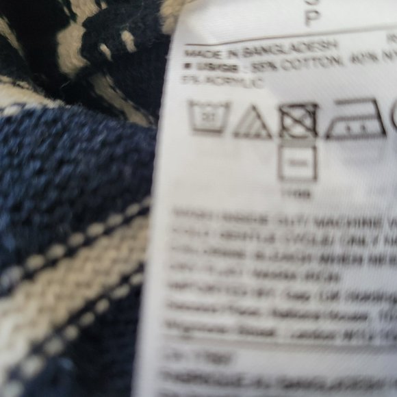 Cotton blend knitted boatneck sweater - Picture 3 of 3